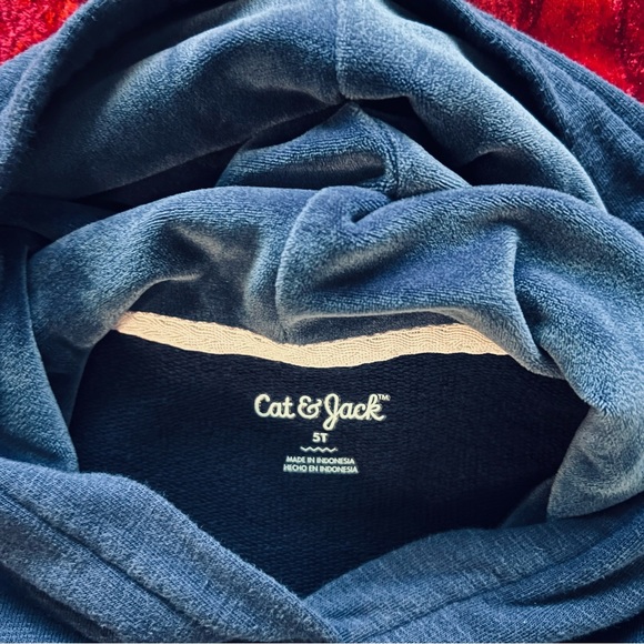 Cat & Jack 5T Pullover Hooded Sweatshirt - Picture 3 of 5